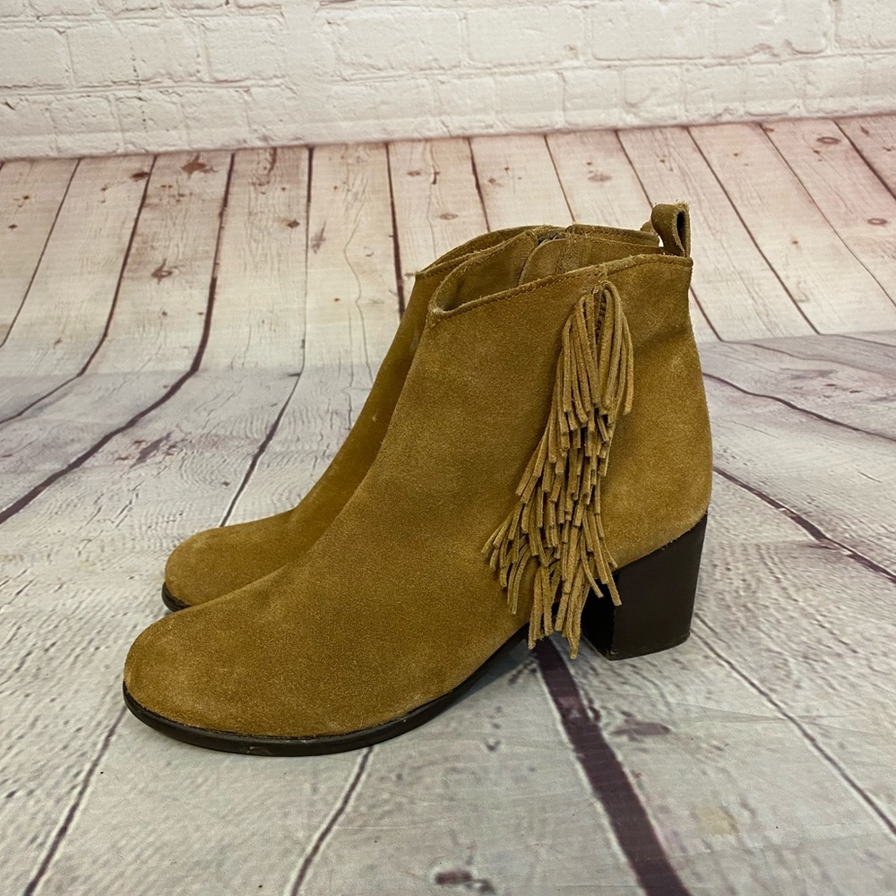 Matisse Cloey Women's Chelsea Fringe Boots Brown